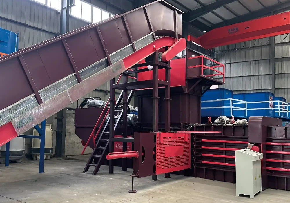 FULL AUTOMATIC HYDRAULIC BALER PRESS MACHINE